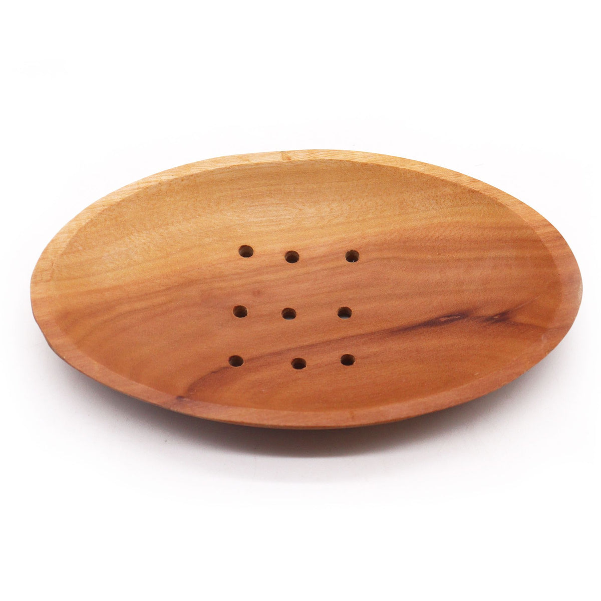 Ovale Houten Zeephouder – Naseberry Hout
