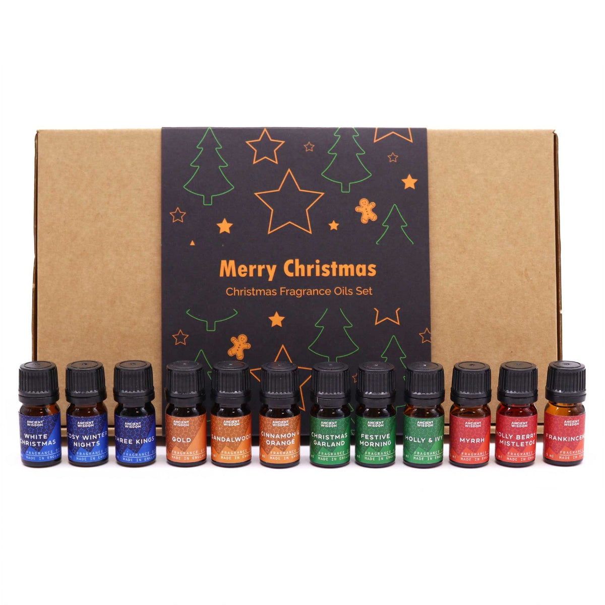 Holy Scents of Christmas – Kerst Geurolie Geschenkset 12 x 5 ml