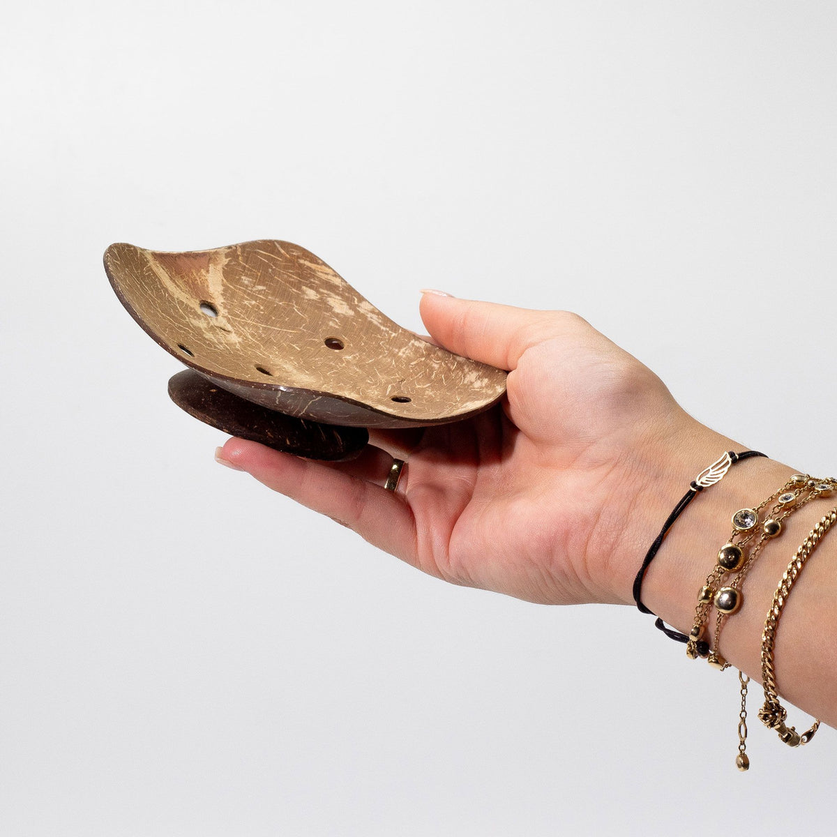 Kokosnoot Zeepschaaltje – Vierkant – 11 cm