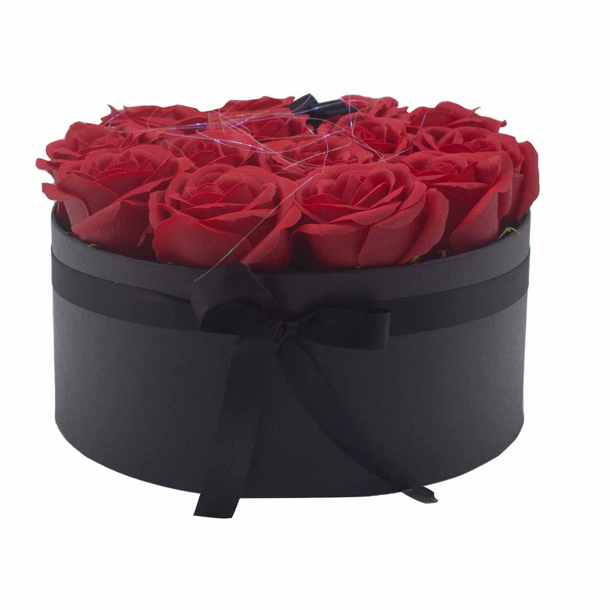 Zeepbloemen Geschenkboeket – 14 Rode Rozen