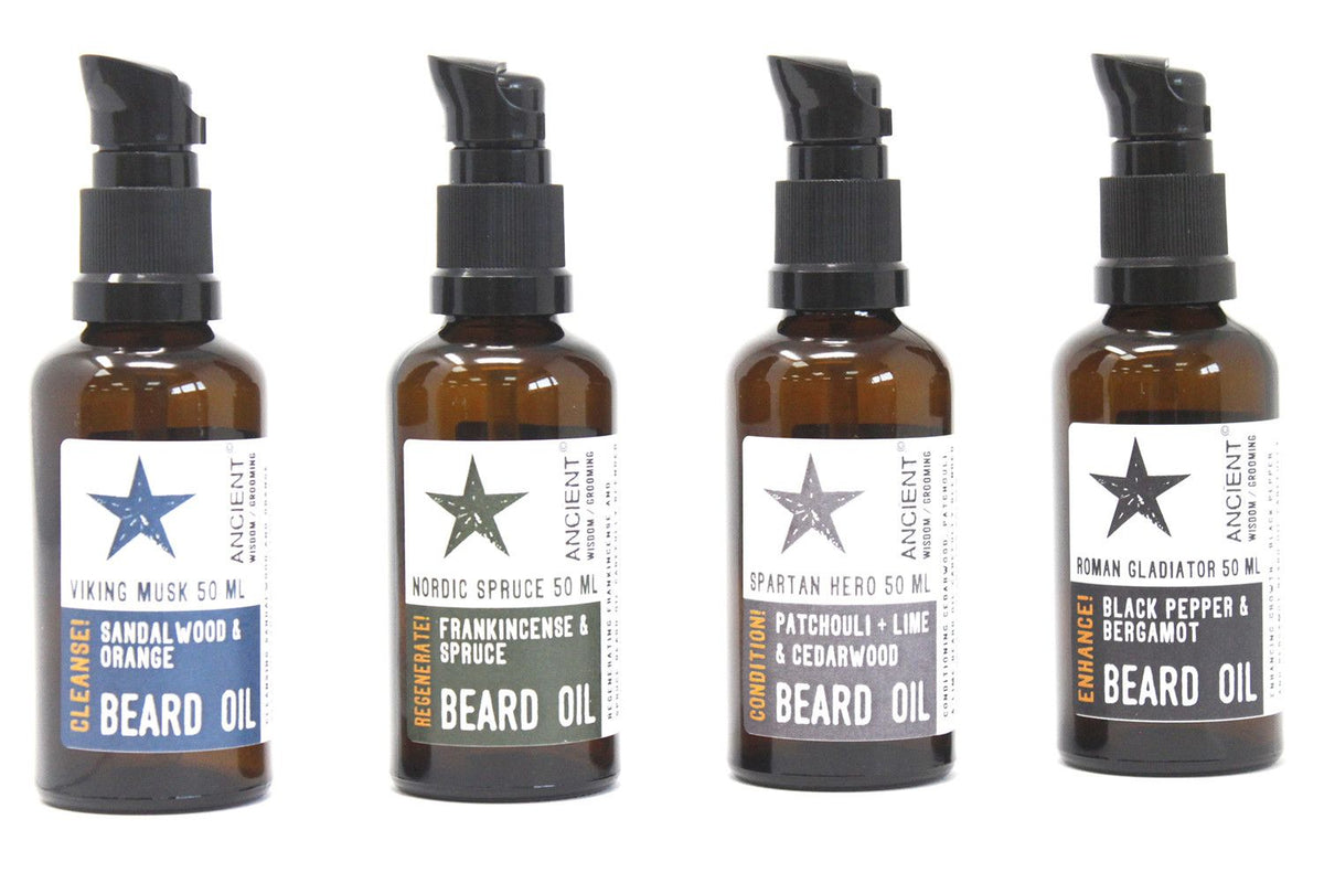 Baardolie Spartan Hero – Patchouli, Limoen & Cederhout 50 ml