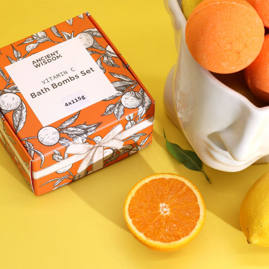 Vitamin C Bruisballen Geschenkset – 4 stuks
