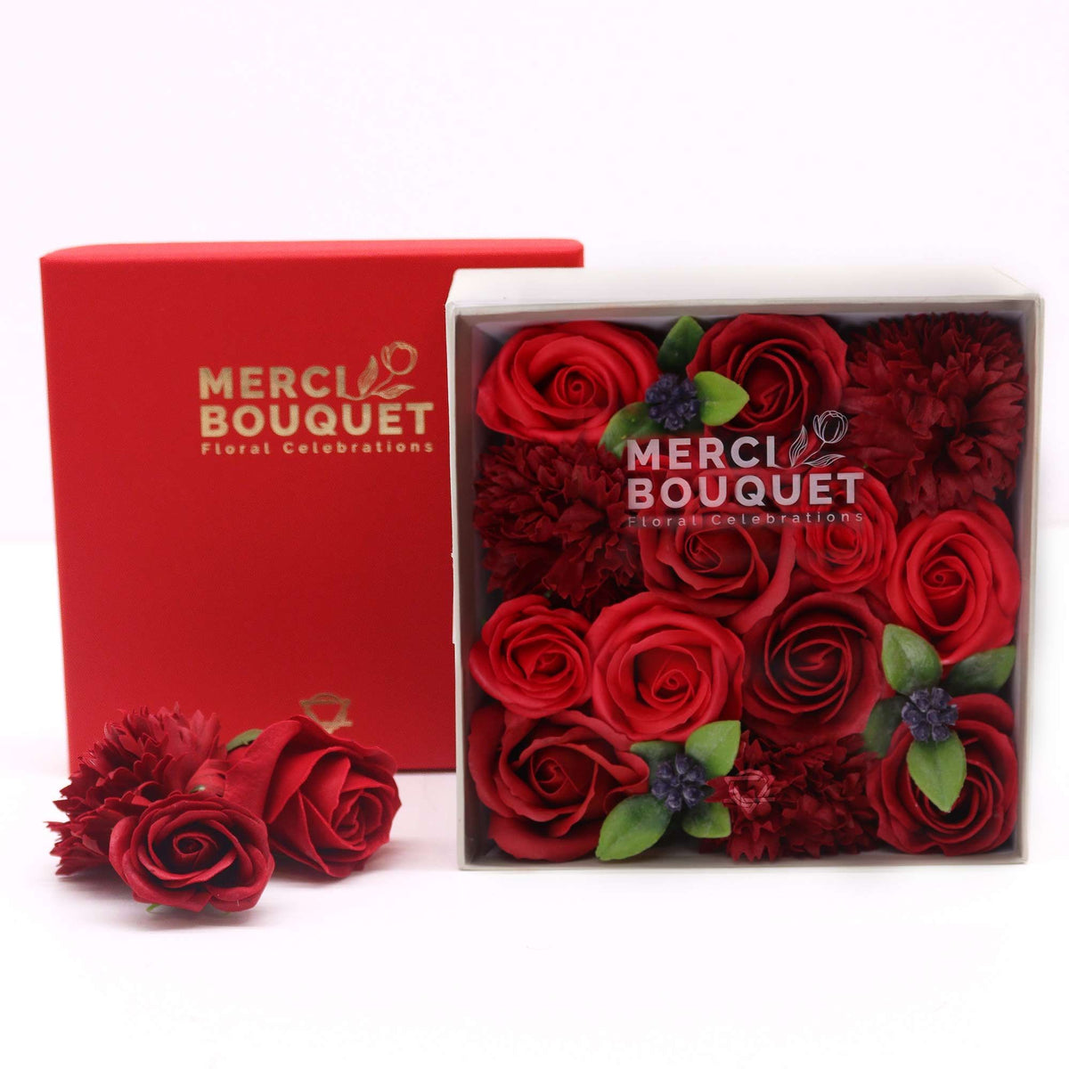 Classic Red Roses – Rode Zeepbloemen in Geschenkdoos