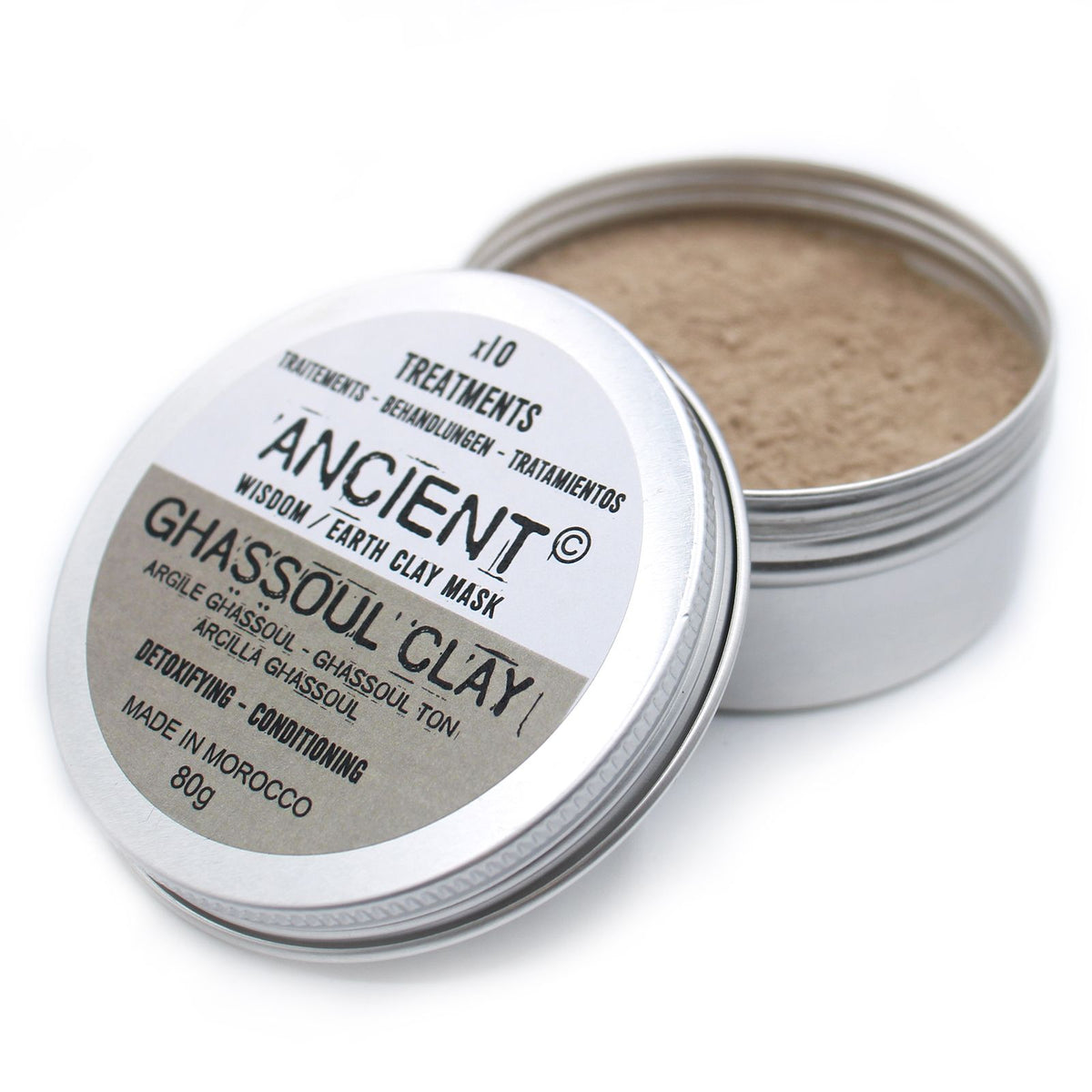 Ghassoul Klei Gezichtsmasker – 100% Natuurlijke Marokkaanse Klei