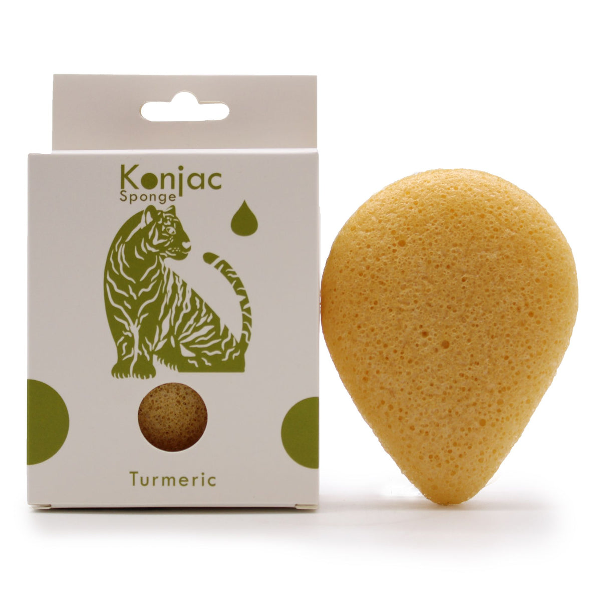 Konjac Gezichtsspons met Kurkuma – Anti-Rimpel