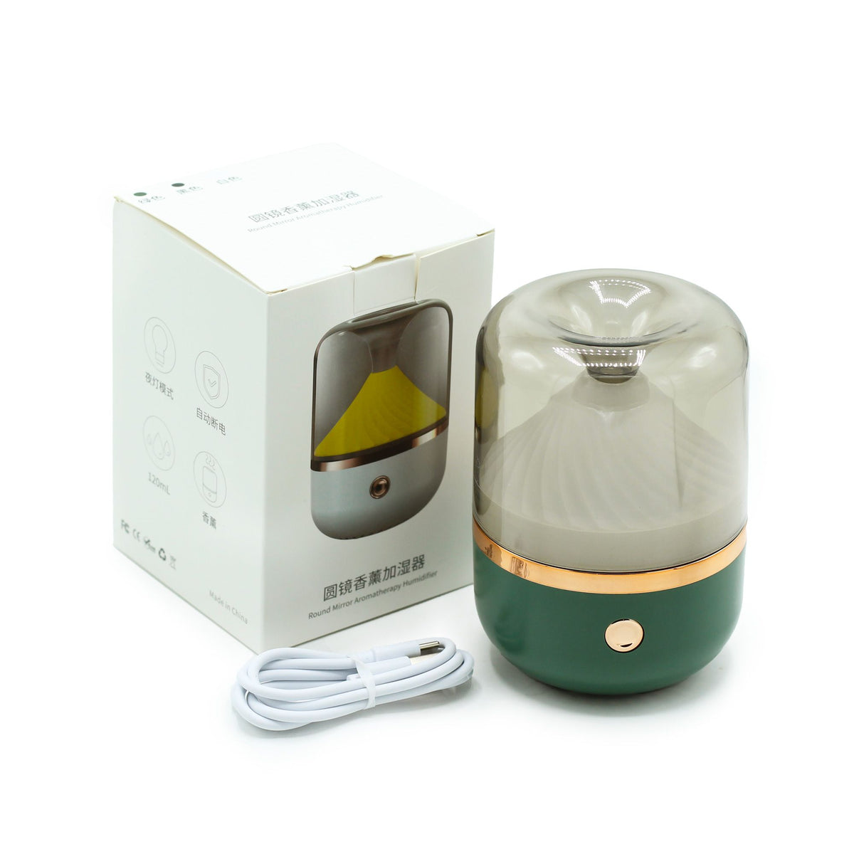 Urban Aroma Diffuser – Groen & Brons – 120 ml