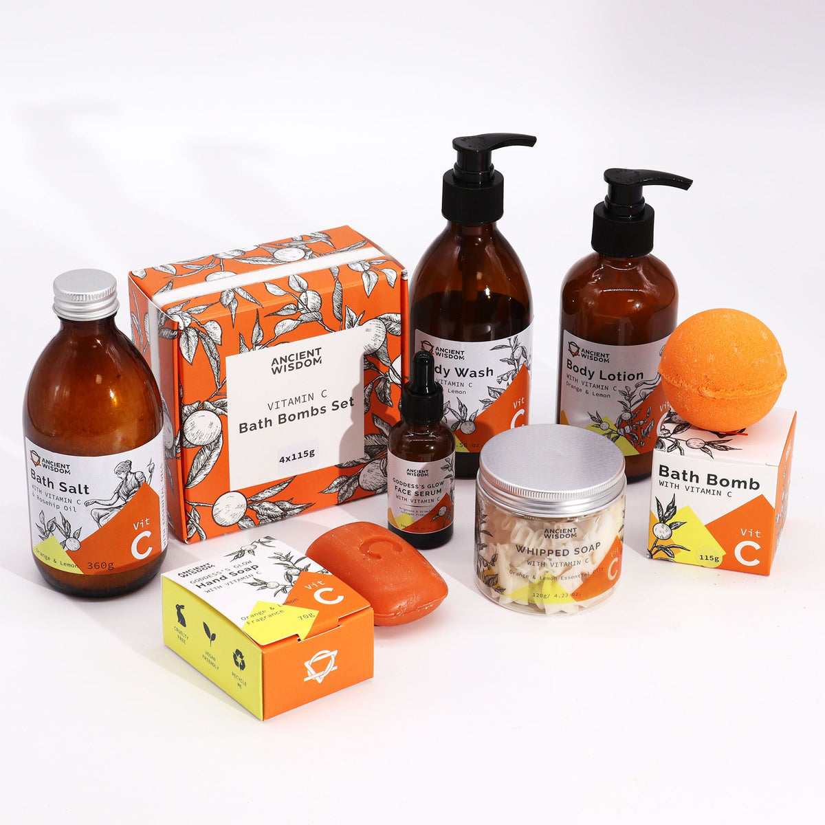 Vitamin C Badzout – Sinaasappel & Citroen – 360 g