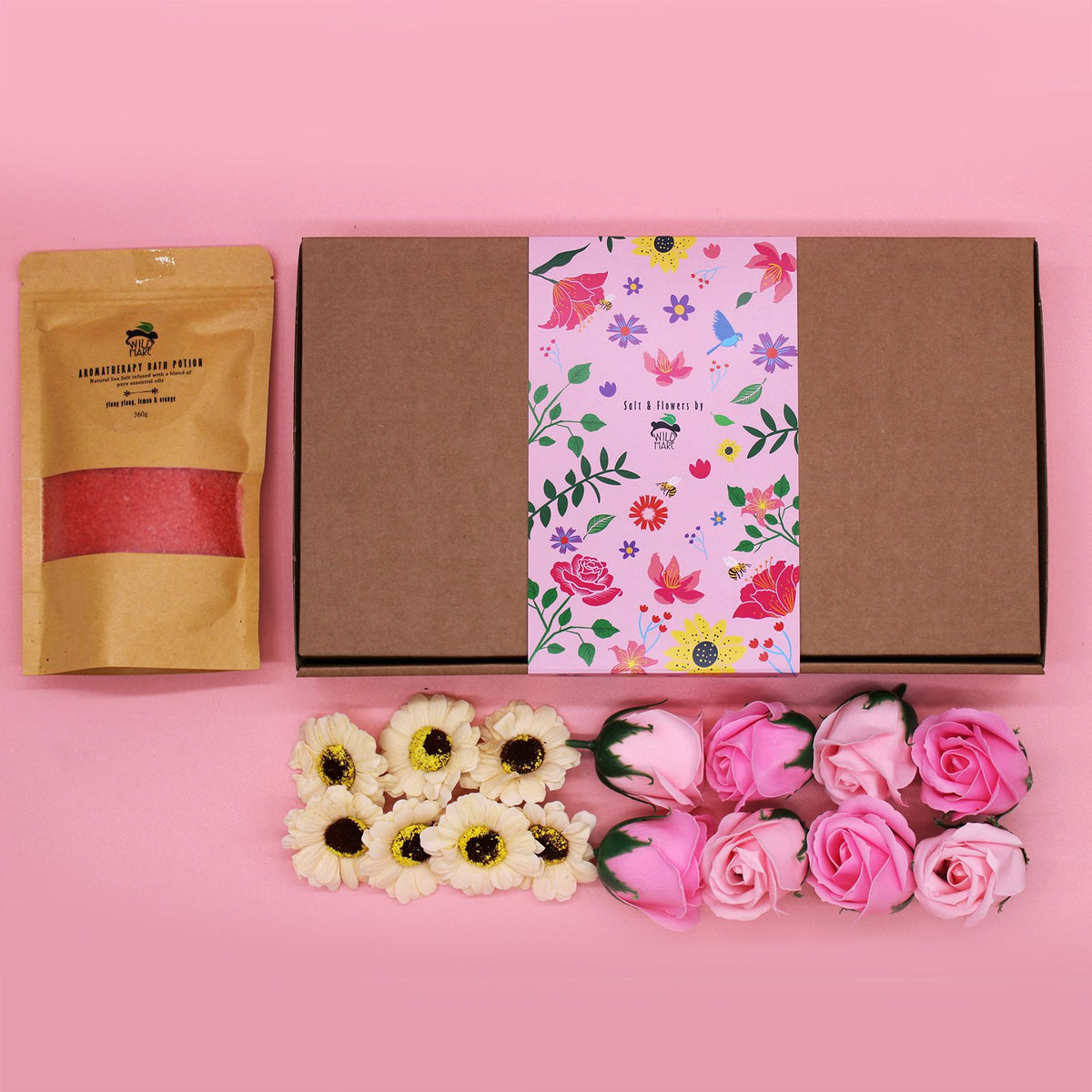 Wild Hare Passion Spa Geschenkset – Ylang Ylang, Citroen & Sinaasappel