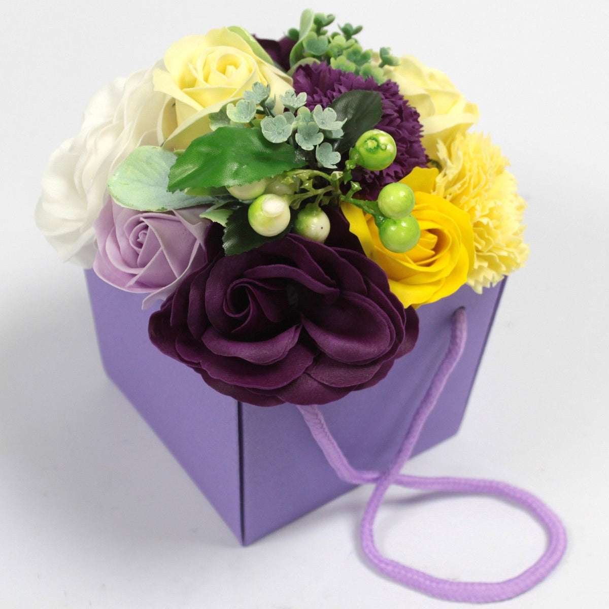 Zeepbloemen Boeket – Paarse Bloementuin