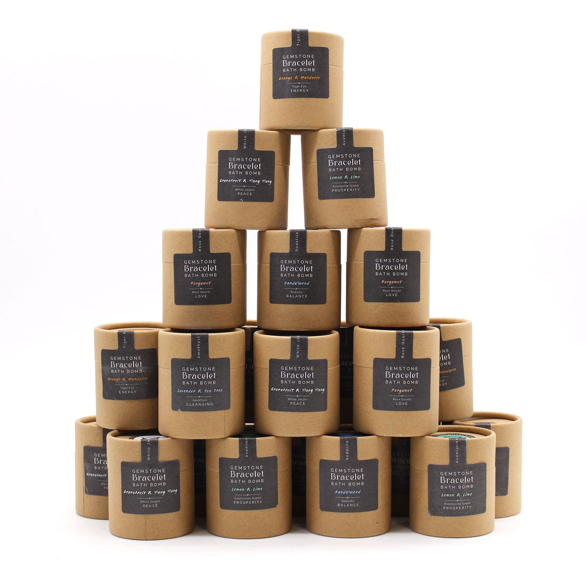 Bruisbal met Tijgeroog Armband – Sinaasappel & Mandarijn