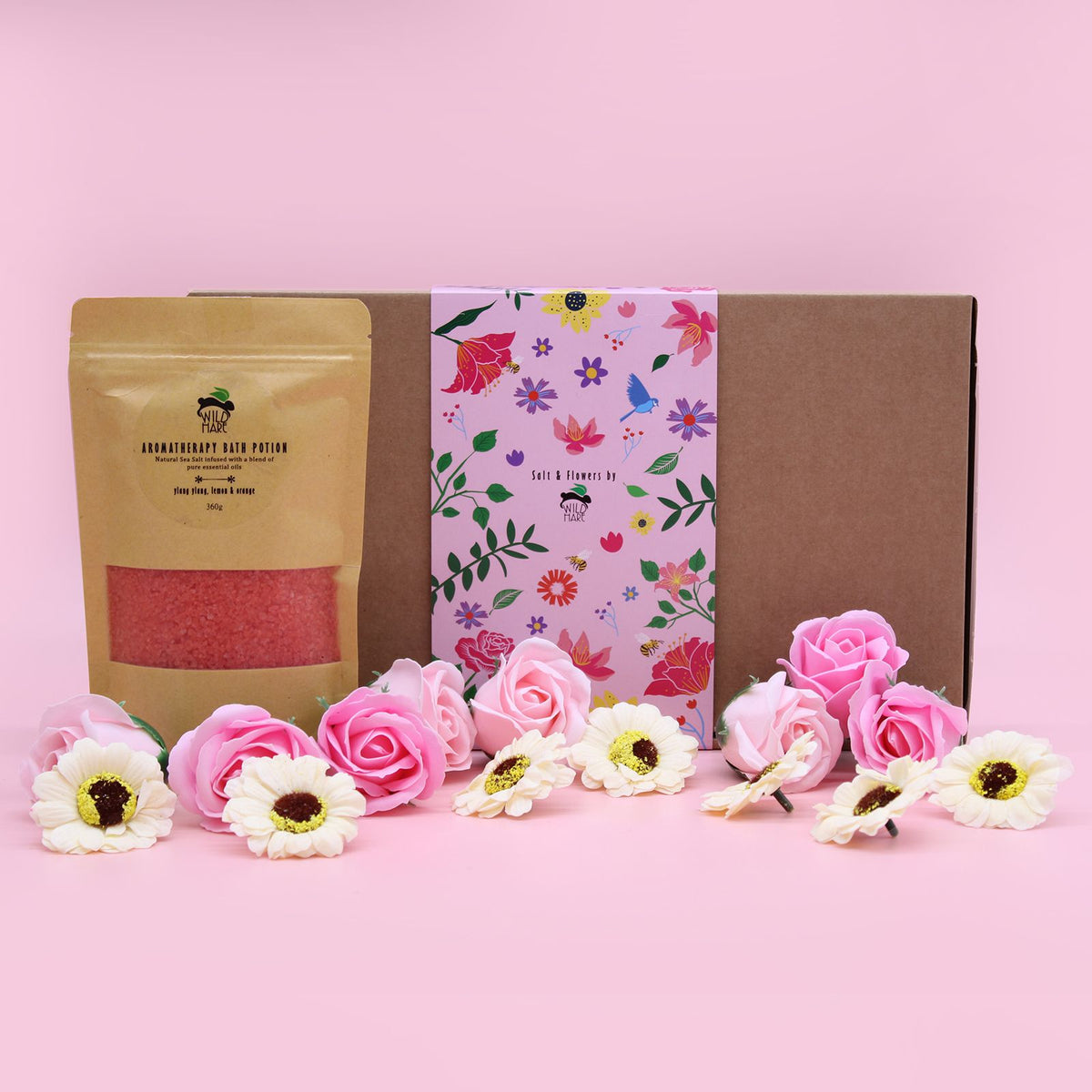 Wild Hare Passion Spa Geschenkset – Ylang Ylang, Citroen & Sinaasappel