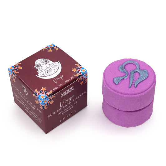 Zodiac Badbruisballen met Horoscoop – Maagd – 2 x 150 g