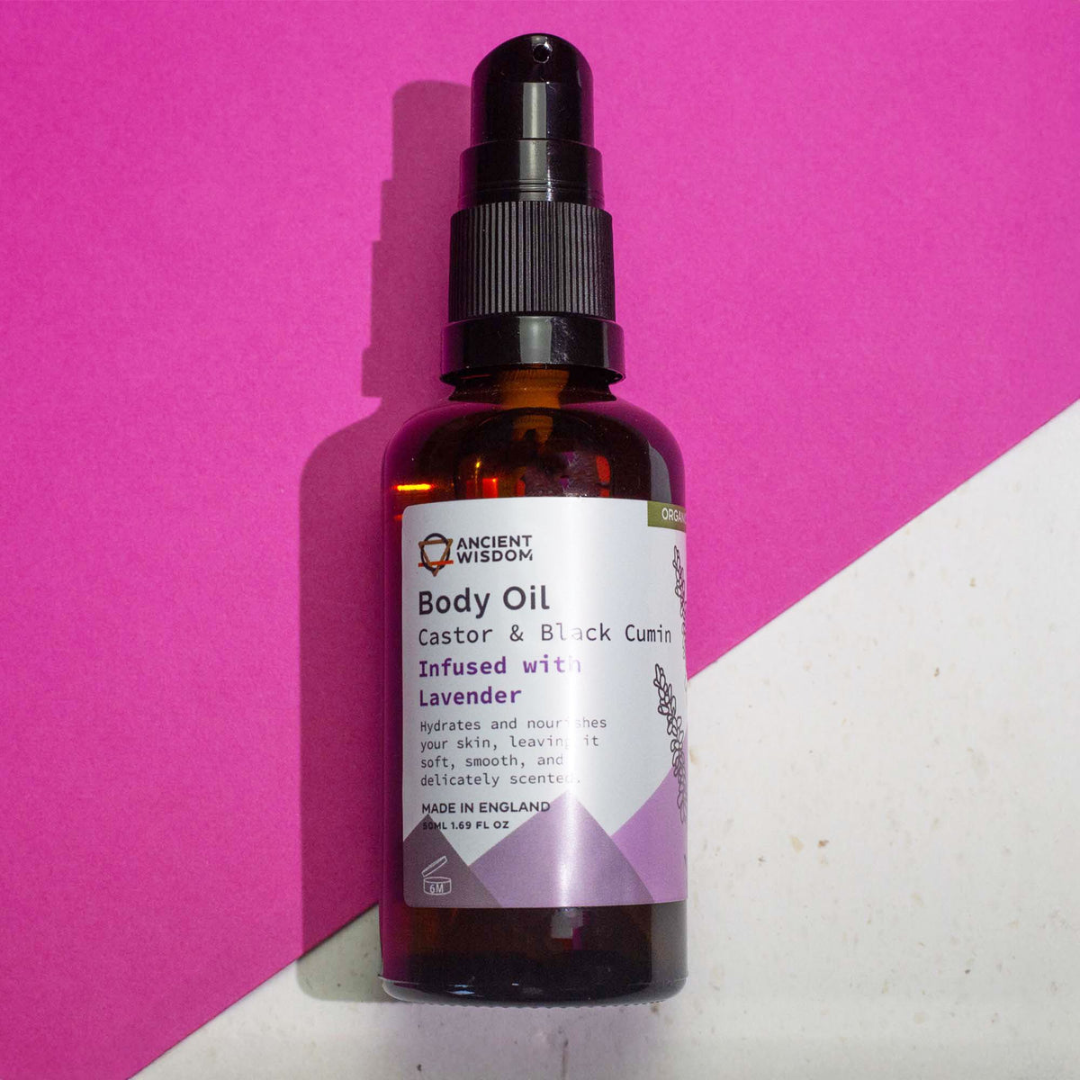 Biologische Lichaamsolie – Lavendel – 50 ml