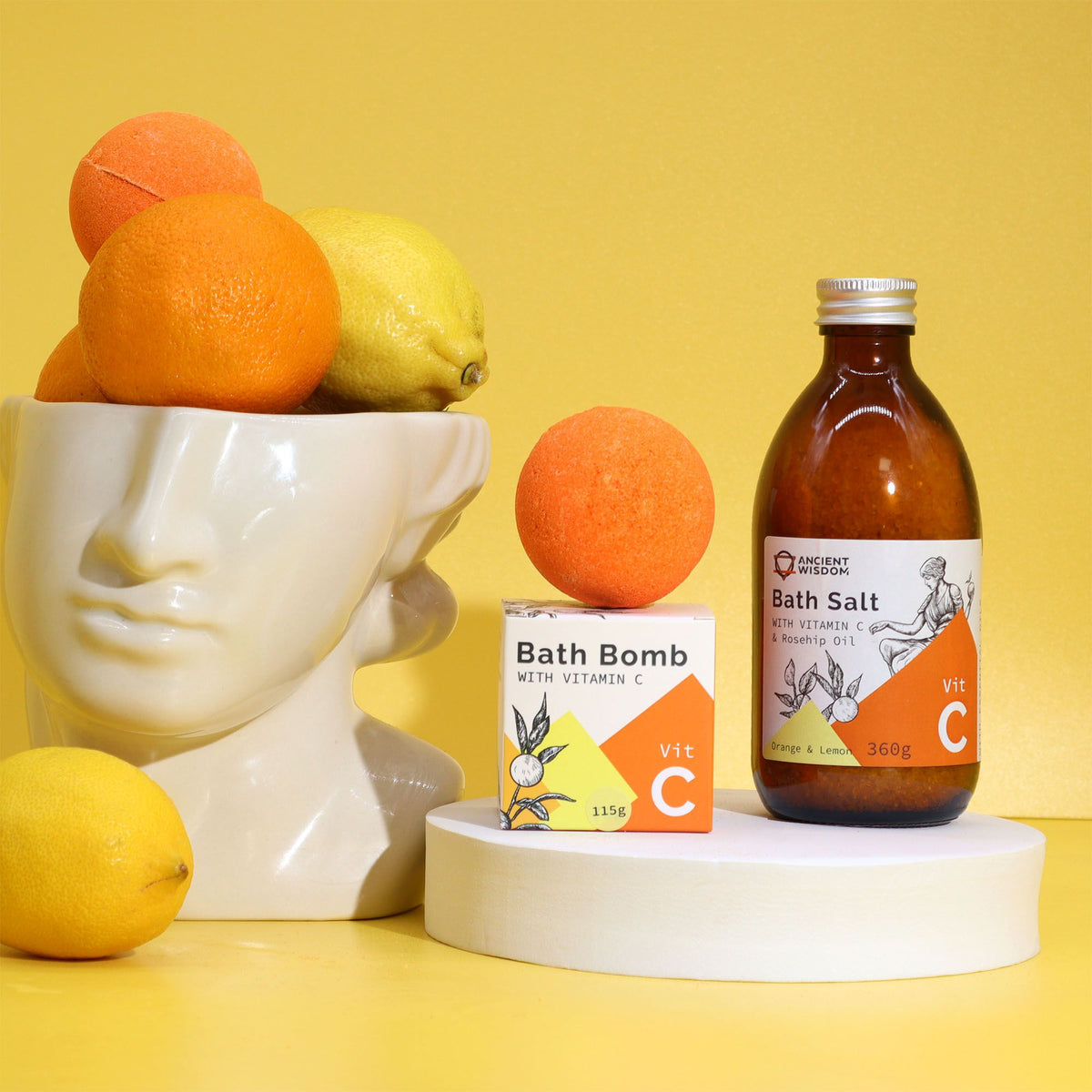Vitamin C Bruisbal – Sinaasappel & Citroen – 115 g