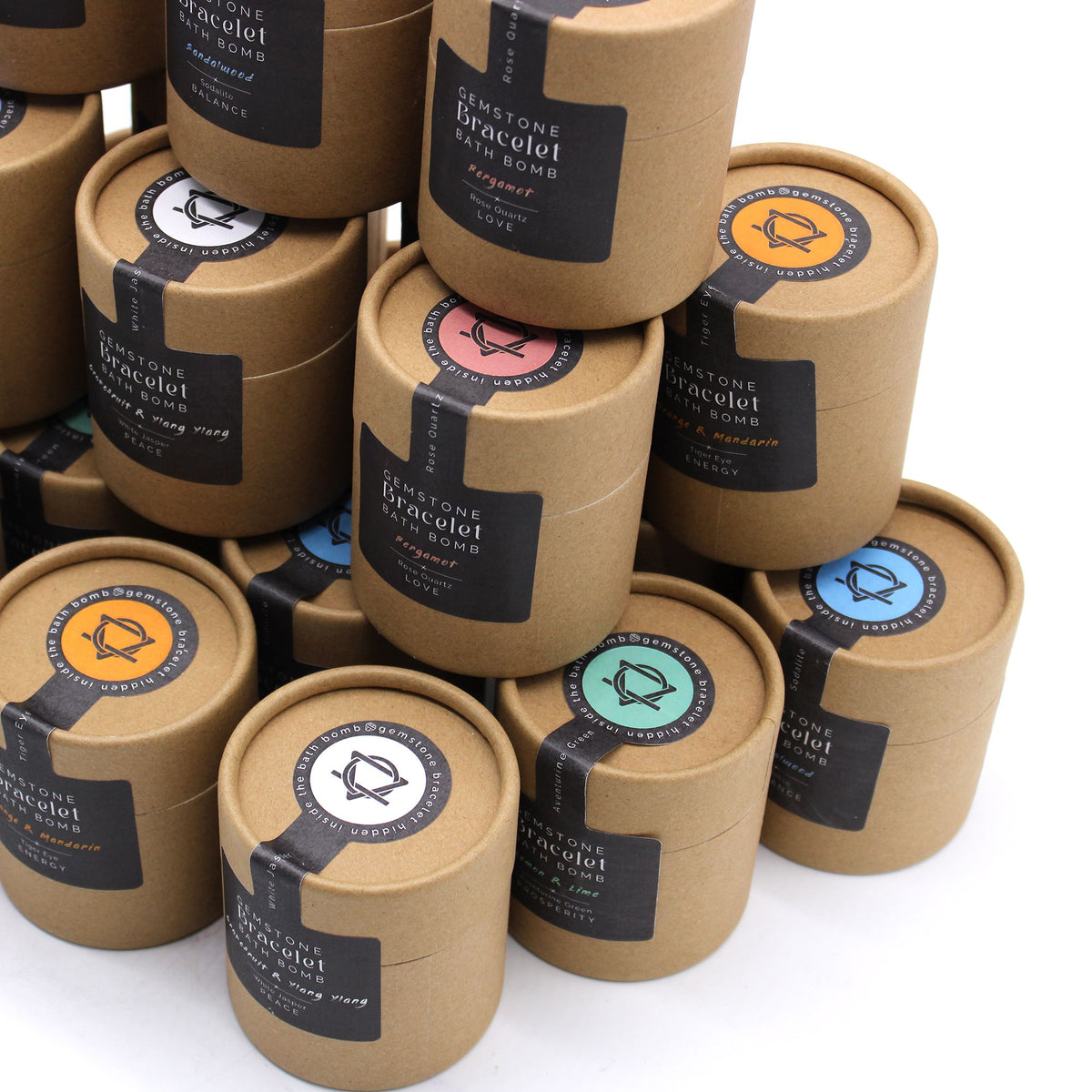 Bruisbal met Tijgeroog Armband – Sinaasappel & Mandarijn