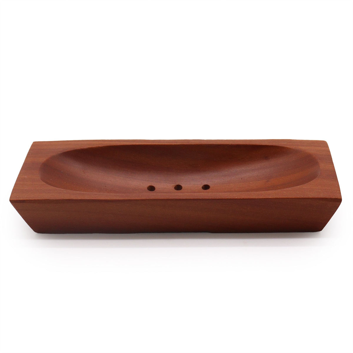 Rechthoekige Houten Zeephouder – Naseberry Hout