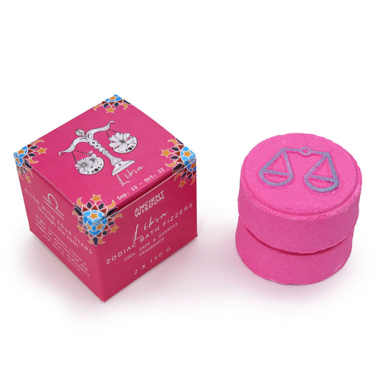 Zodiac Badbruisballen met Horoscoop – Weegschaal – 2 x 150 g