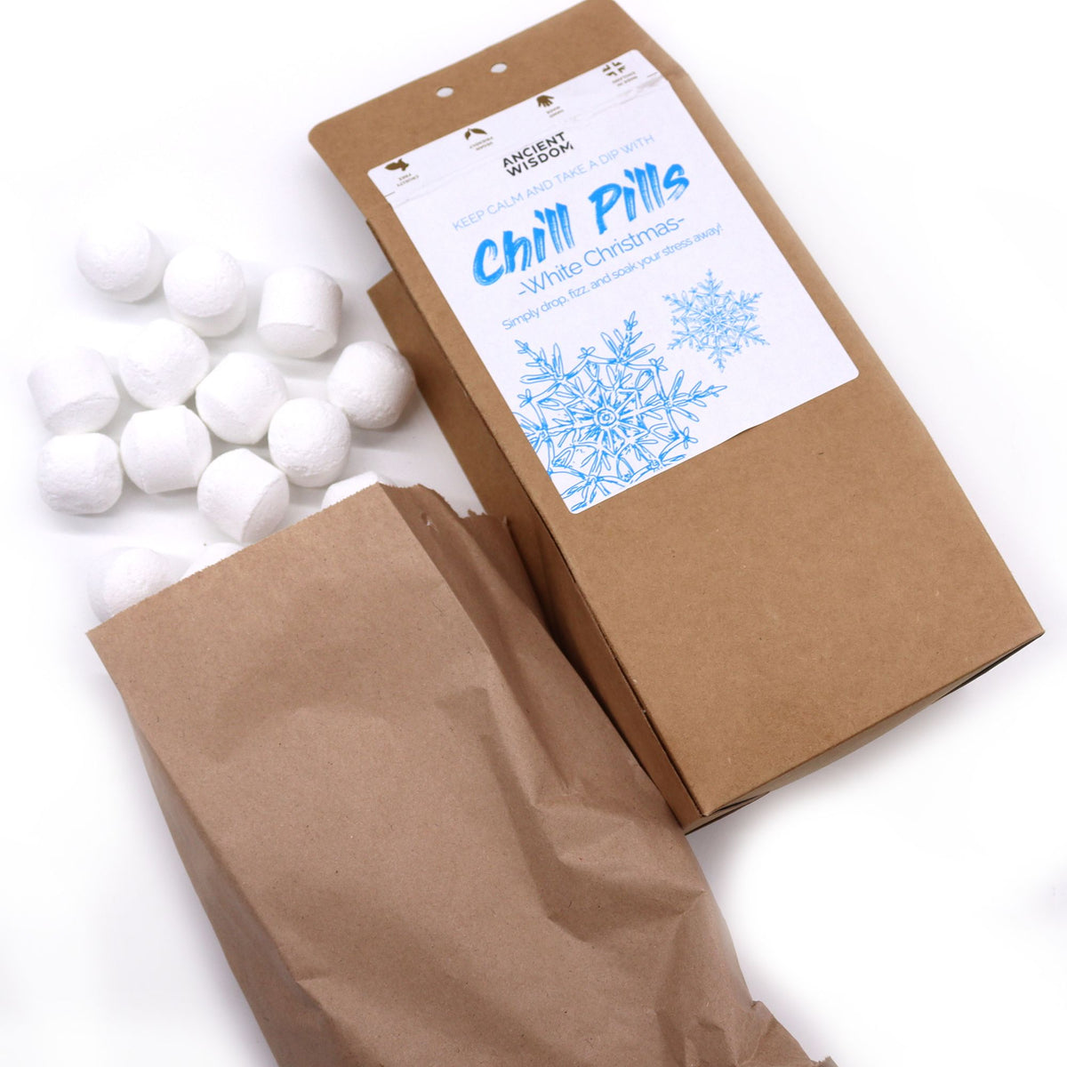 Chill Pills Gift Pack – White Christmas 350 g