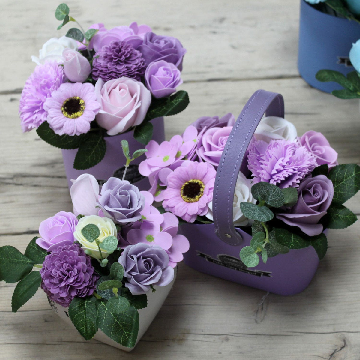 Bouquet Petite Basket – Soft Lavender