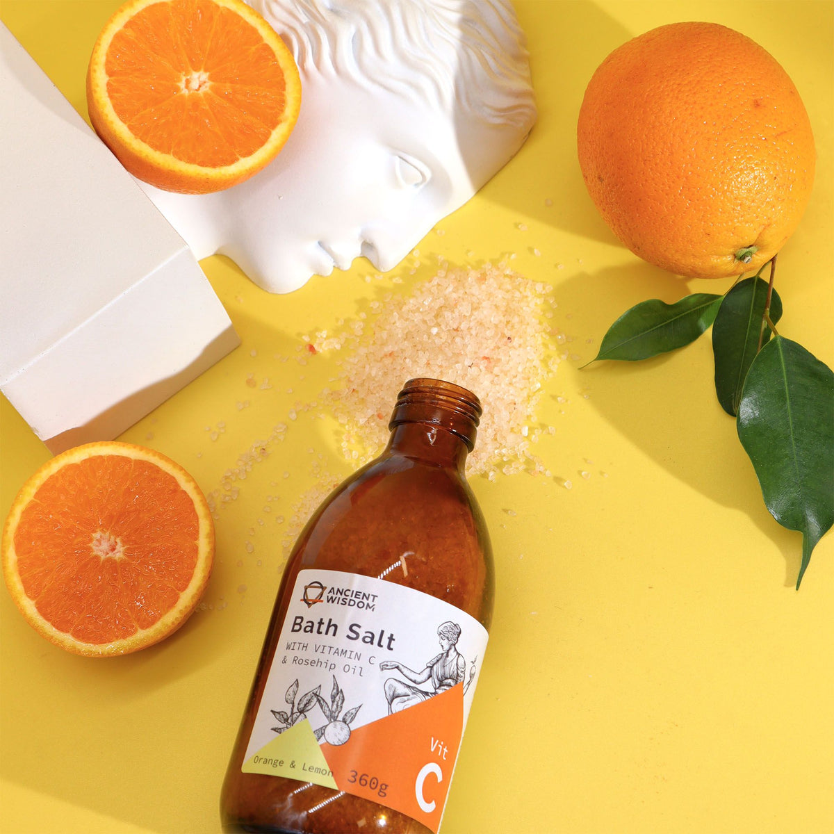Vitamin C Badzout – Sinaasappel & Citroen – 360 g