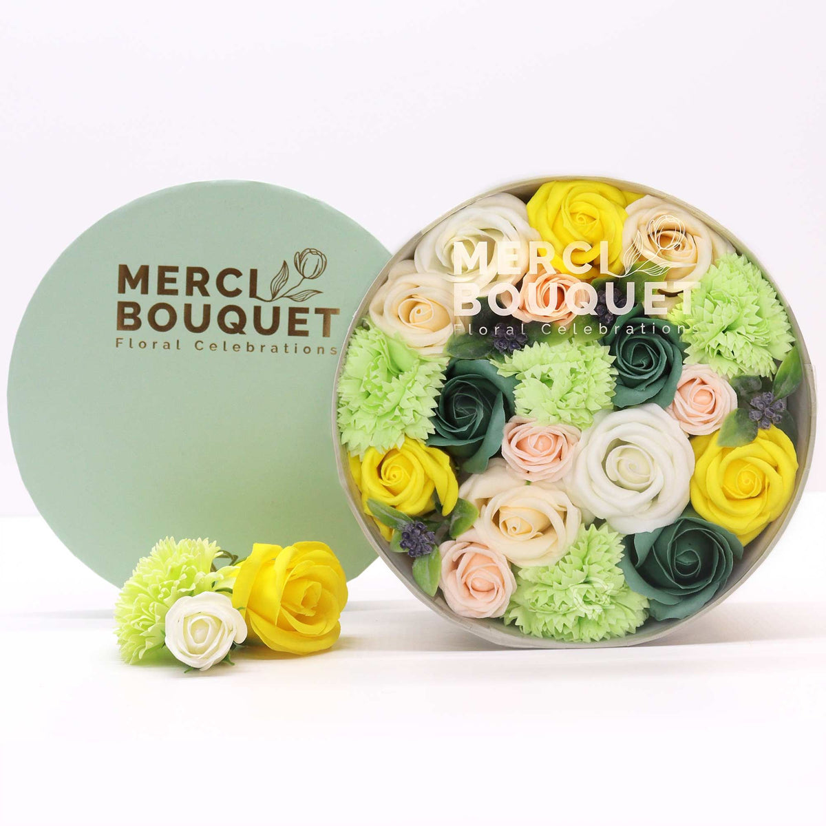 Spring Celebrations – Gele & Groene Zeepbloemen