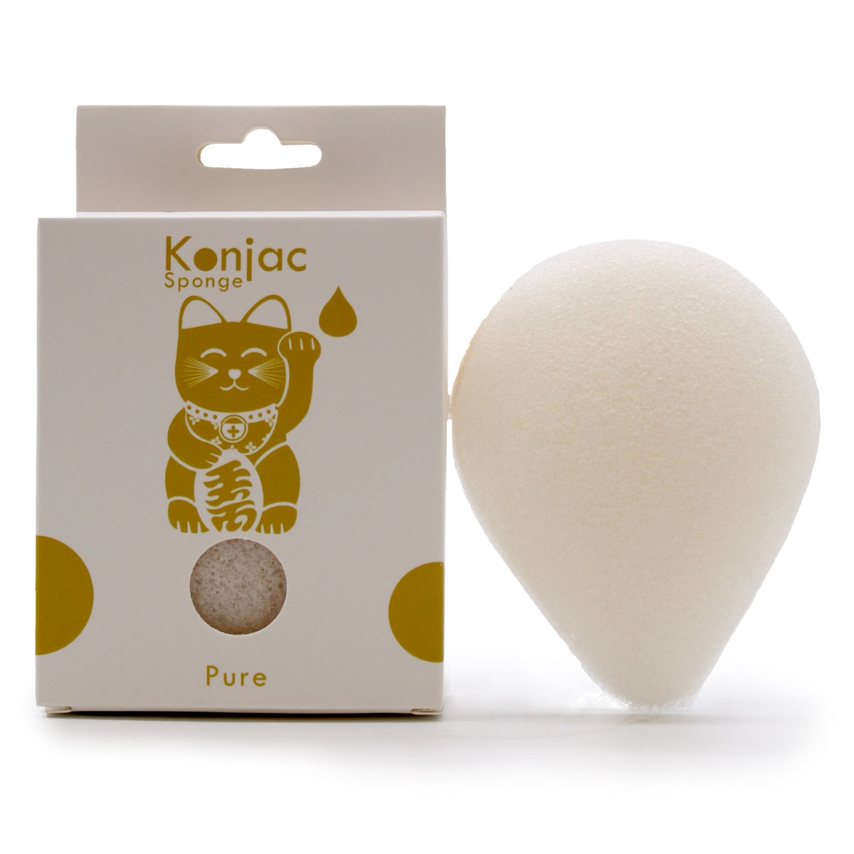 Konjac Gezichtsspons Naturel – Gevoelige Huid