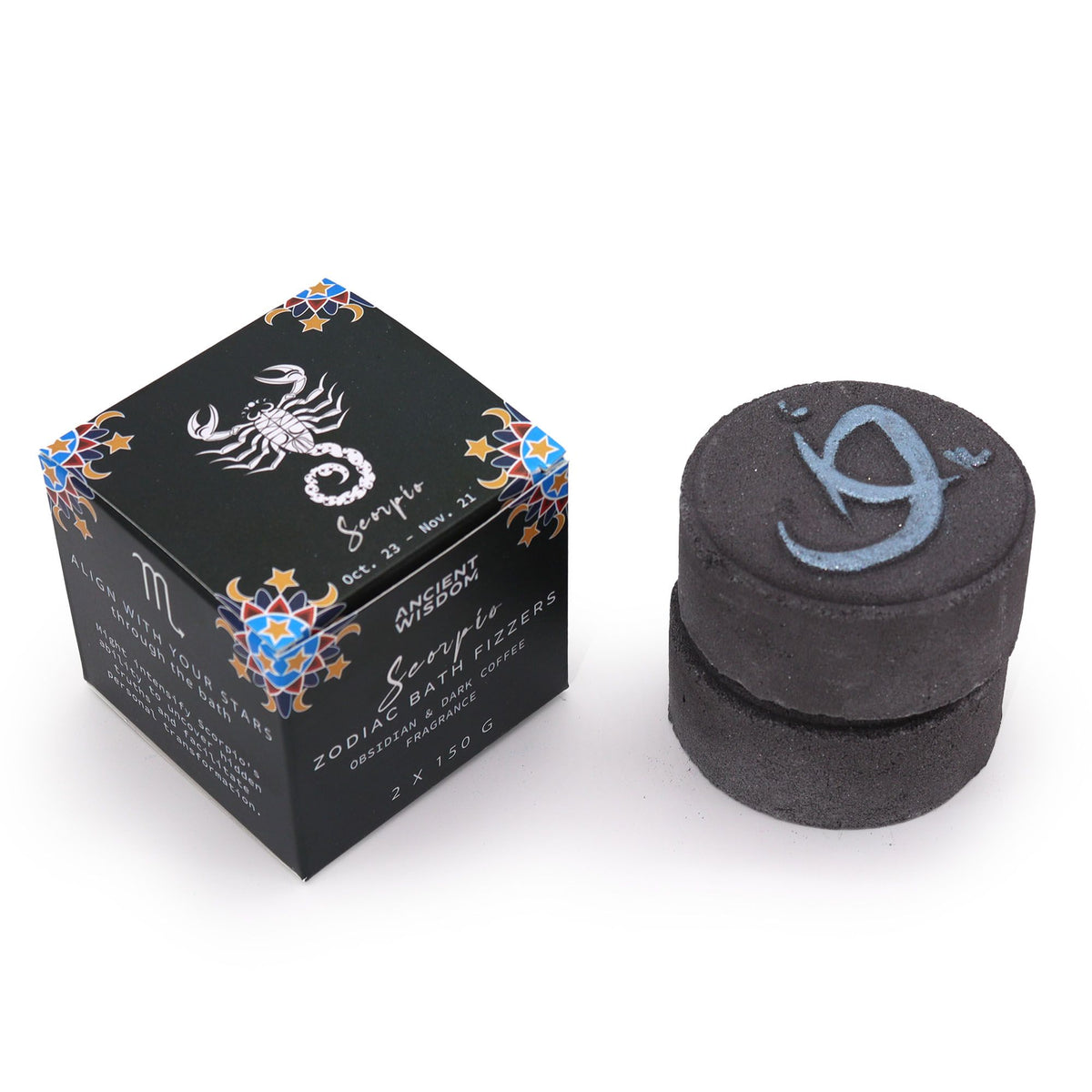 Zodiac Badbruisballen met Horoscoop – Schorpioen – 2 x 150 g