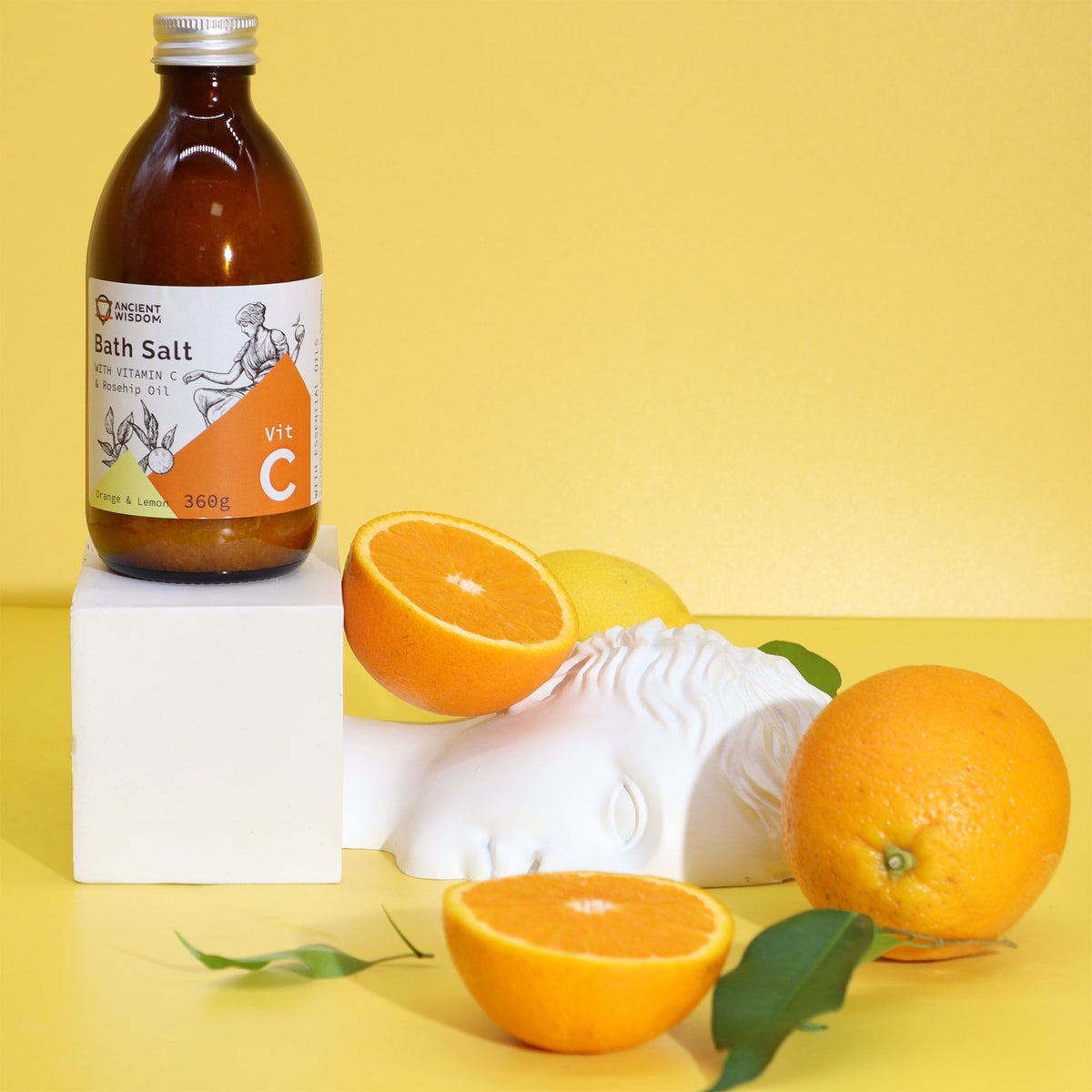 Vitamin C Badzout – Sinaasappel & Citroen – 360 g