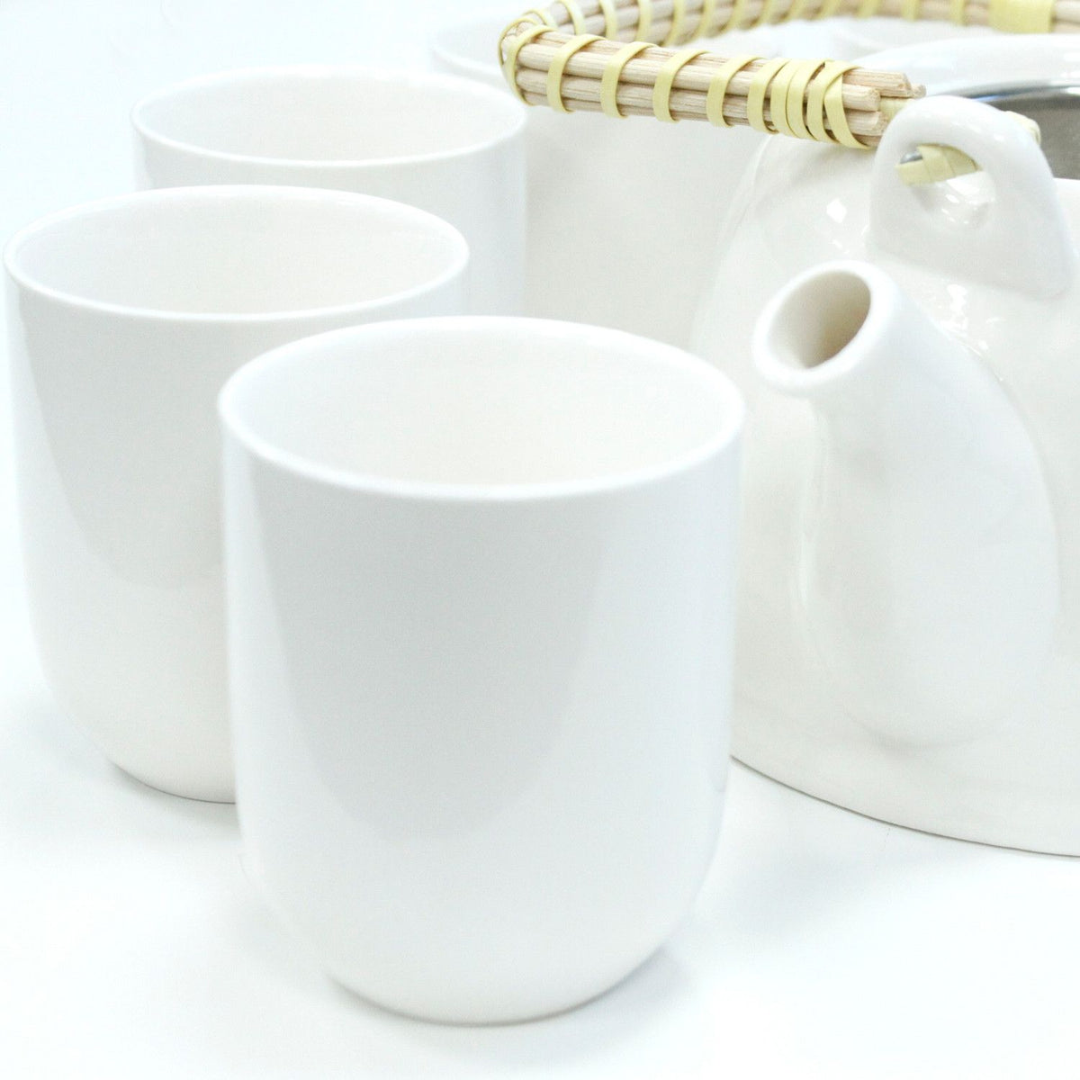 Theepot Set - Classic White