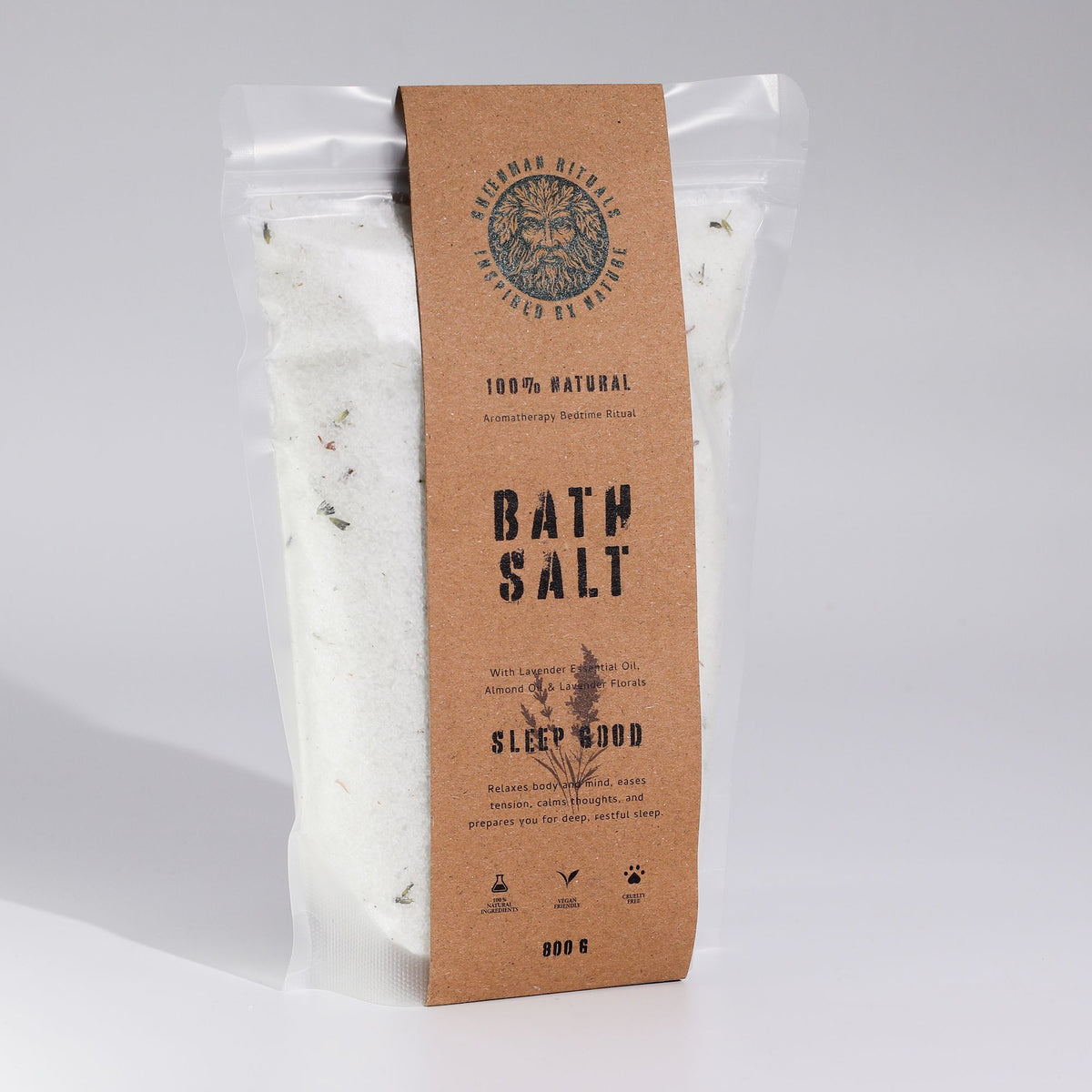 Greenman Rituals Epsom Badzout – Lavender Sleep Good – 800 g