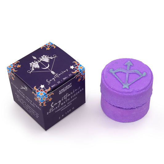 Zodiac Badbruisballen met Horoscoop – Boogschutter – 2 x 150 g