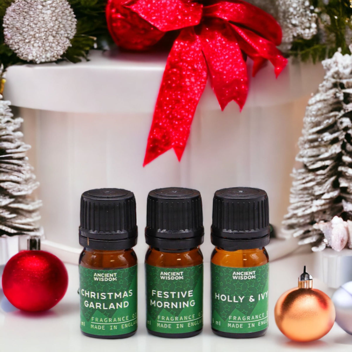 Holy Scents of Christmas – Kerst Geurolie Geschenkset 12 x 5 ml