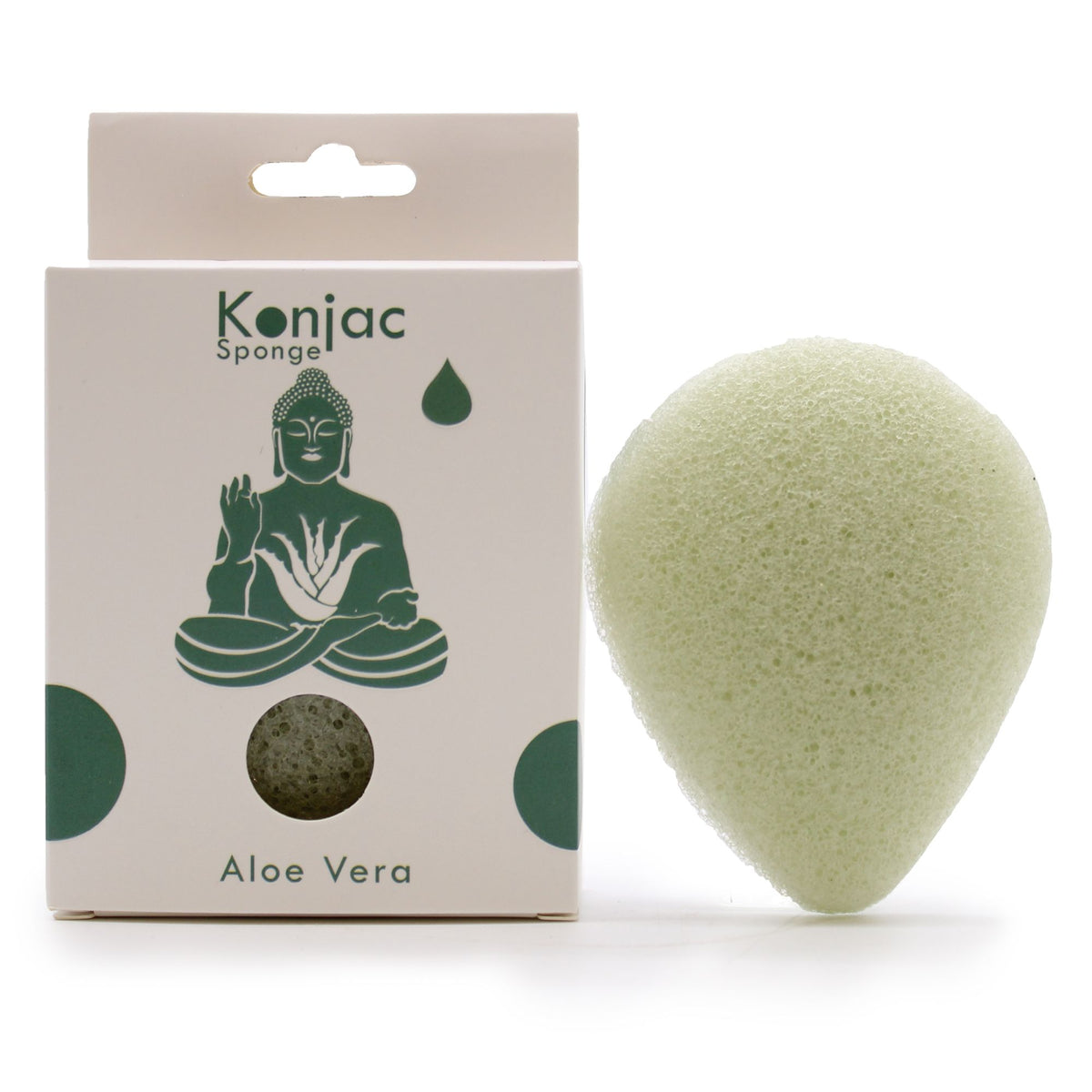 Konjac Gezichtsspons met Aloë Vera