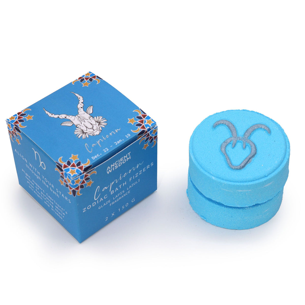 Zodiac Badbruisballen met Horoscoop – Steenbok – 2 x 150 g