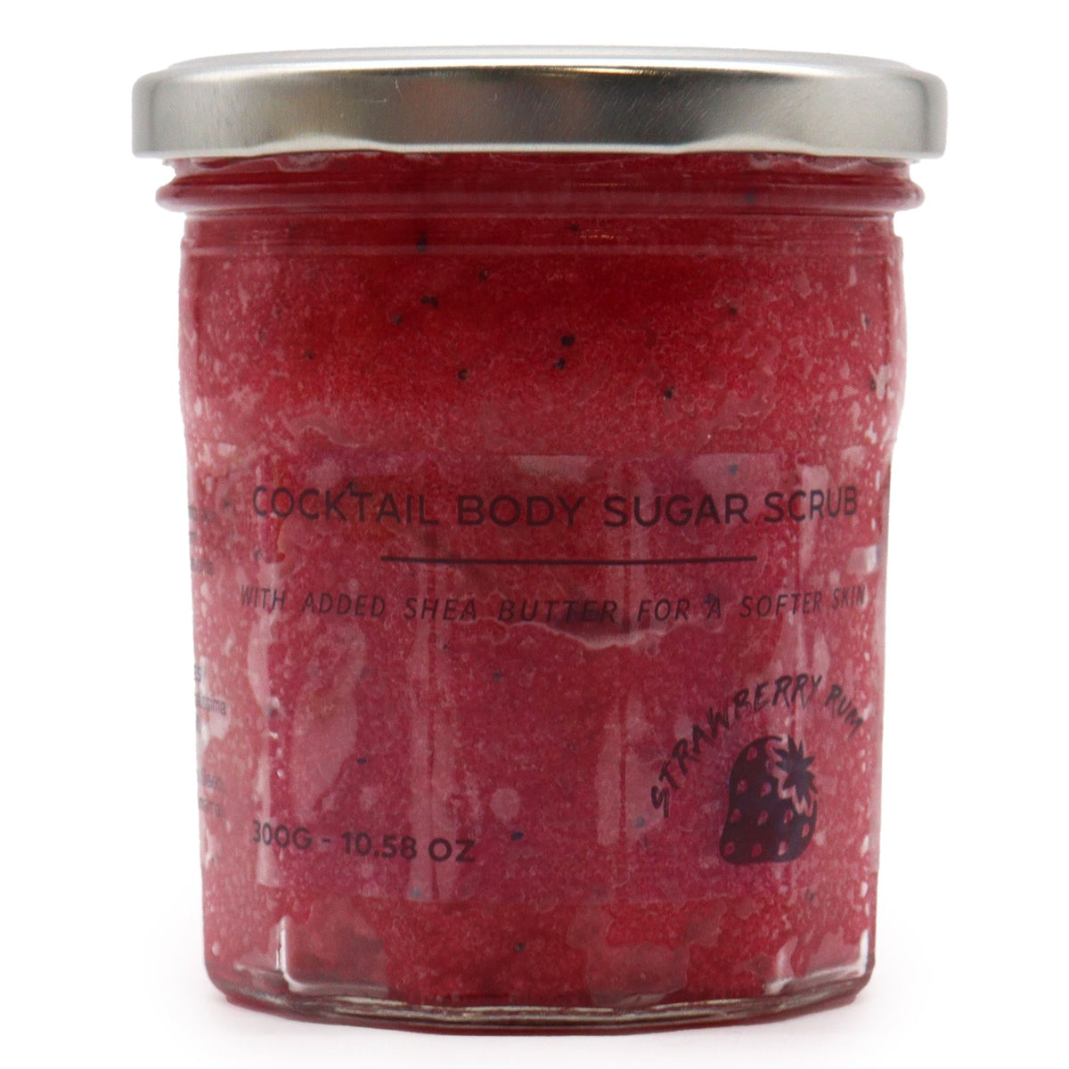 Cocktail Sugar Body Scrub Strawberry Rum – 500 g