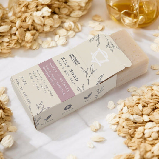 Natuurlijke Kleizeep – Honing &  Haver – 145 g