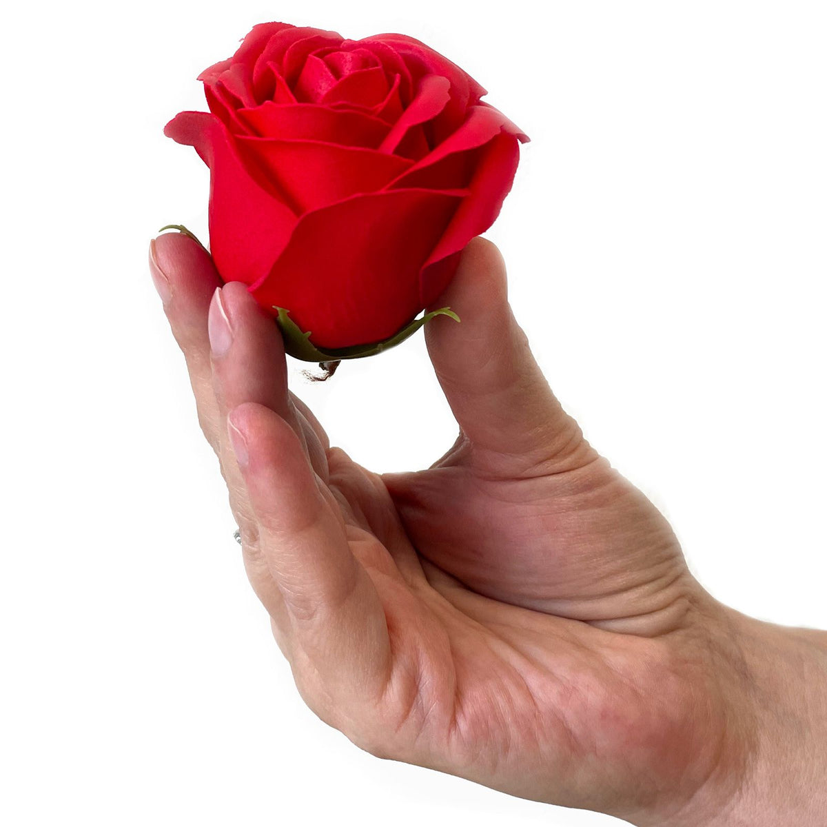 Zeepbloemen Geschenkboeket – 9 Rode Rozen
