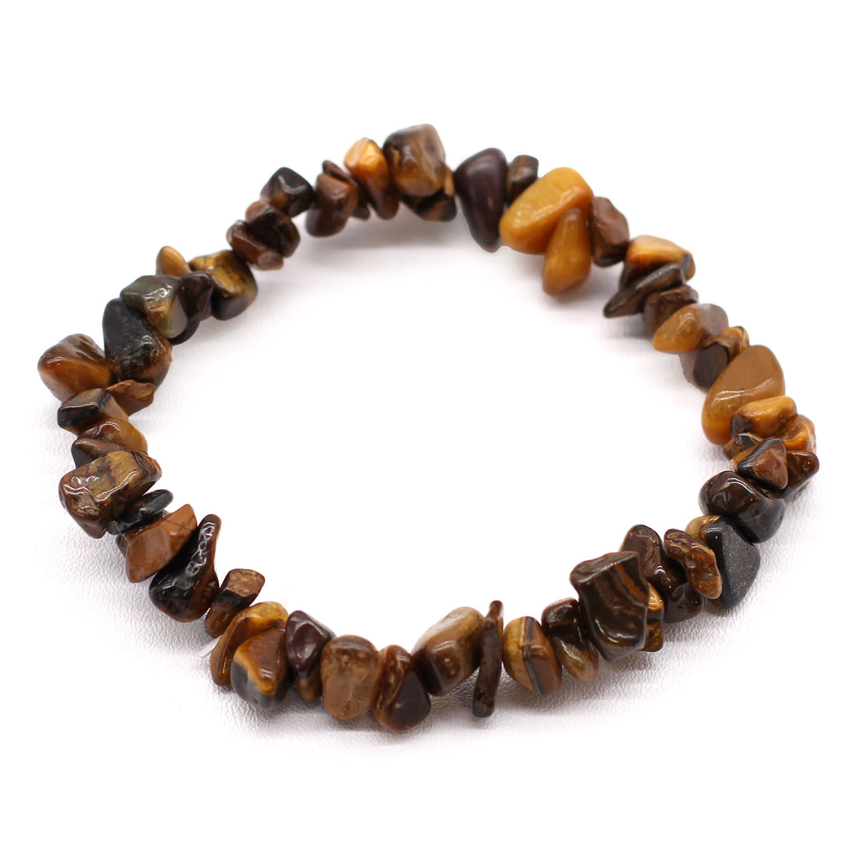 Bruisbal met Tijgeroog Armband – Sinaasappel & Mandarijn