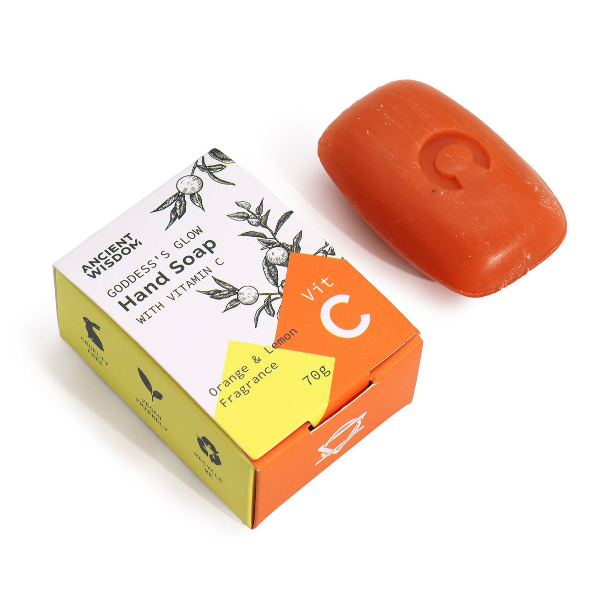 Vitamin C Handzeep – Sinaasappel & Citroen – 75 g