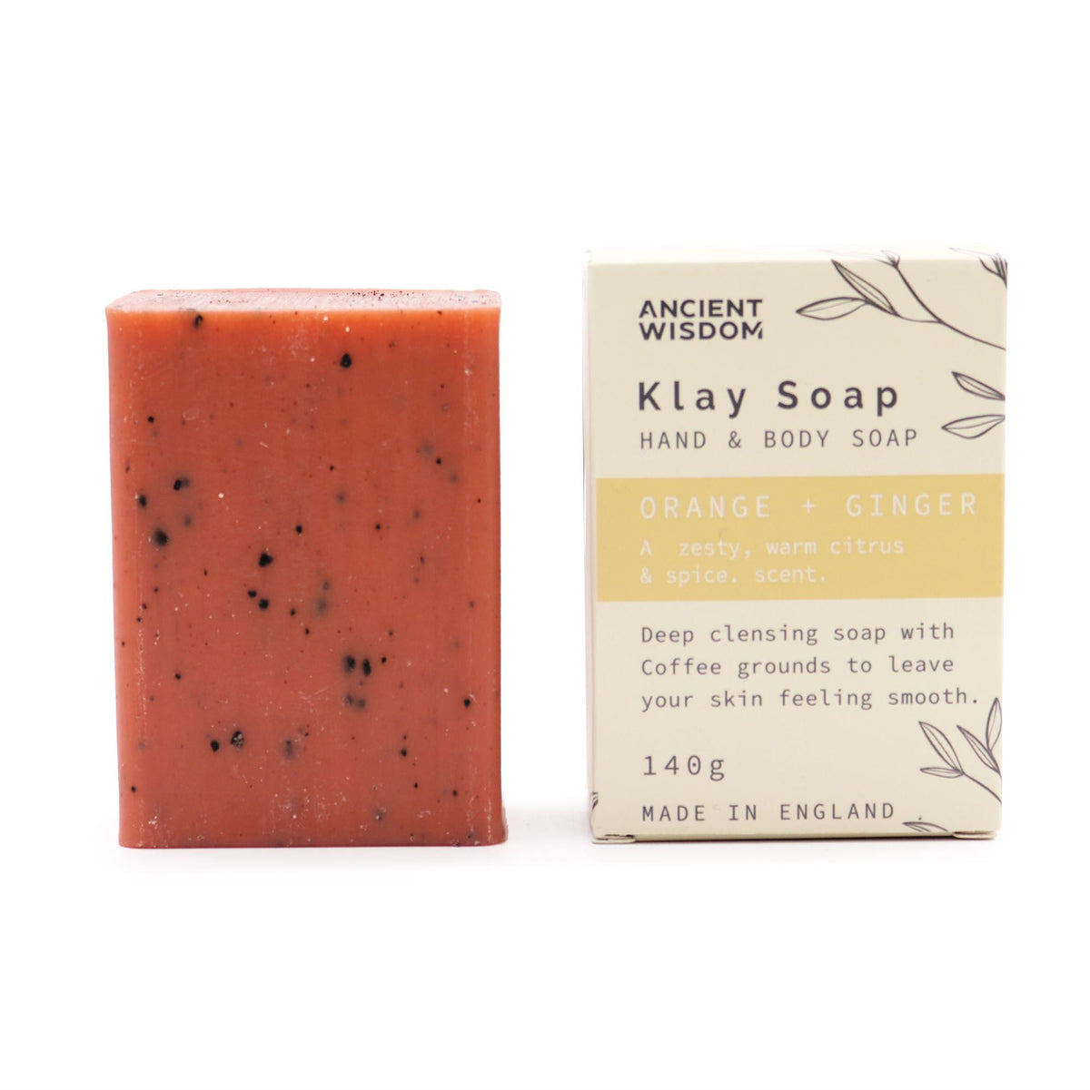 Natuurlijke Kleizeep – Sinaasappel & Gember – 145 g