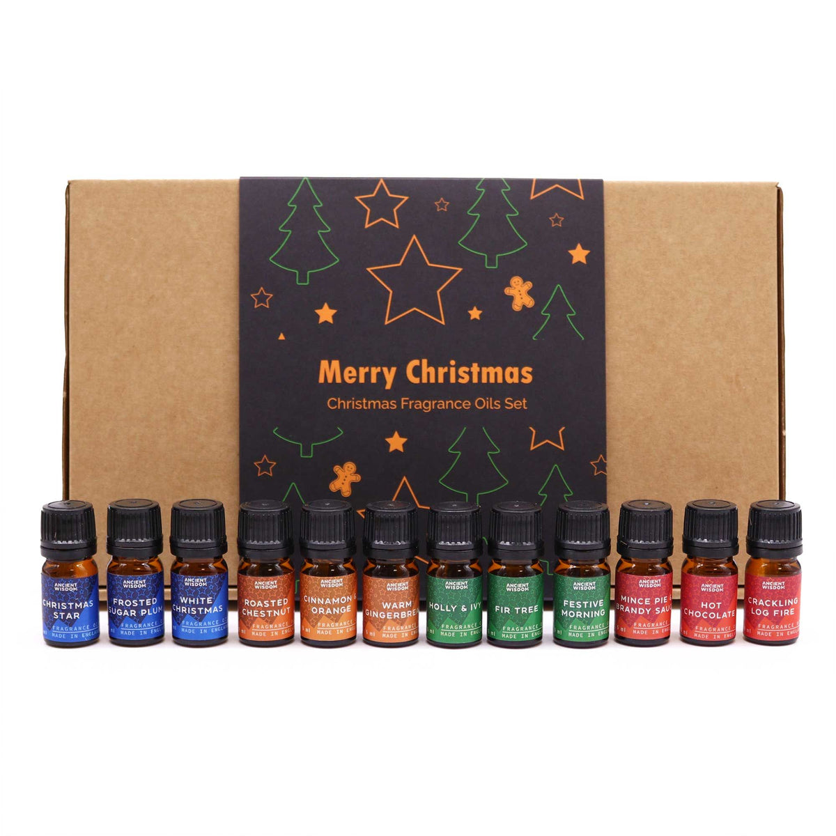 Festive Delights – Kerst Geurolie Geschenkset 12 x 5 ml