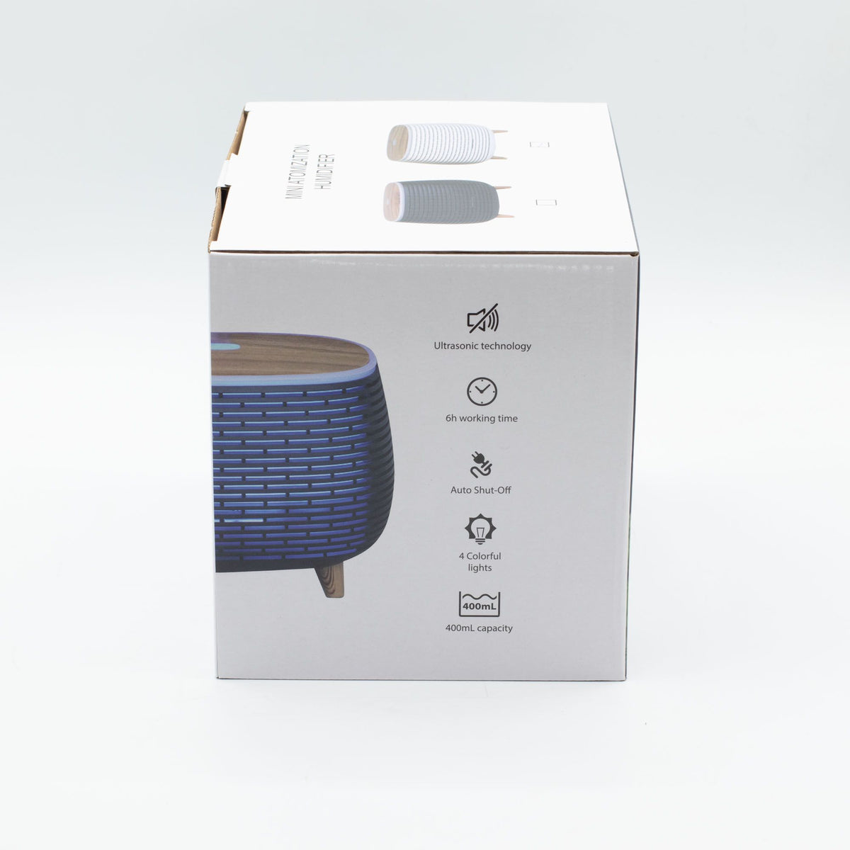 Ribbed Aroma Diffuser – 400 ml met Afstandsbediening