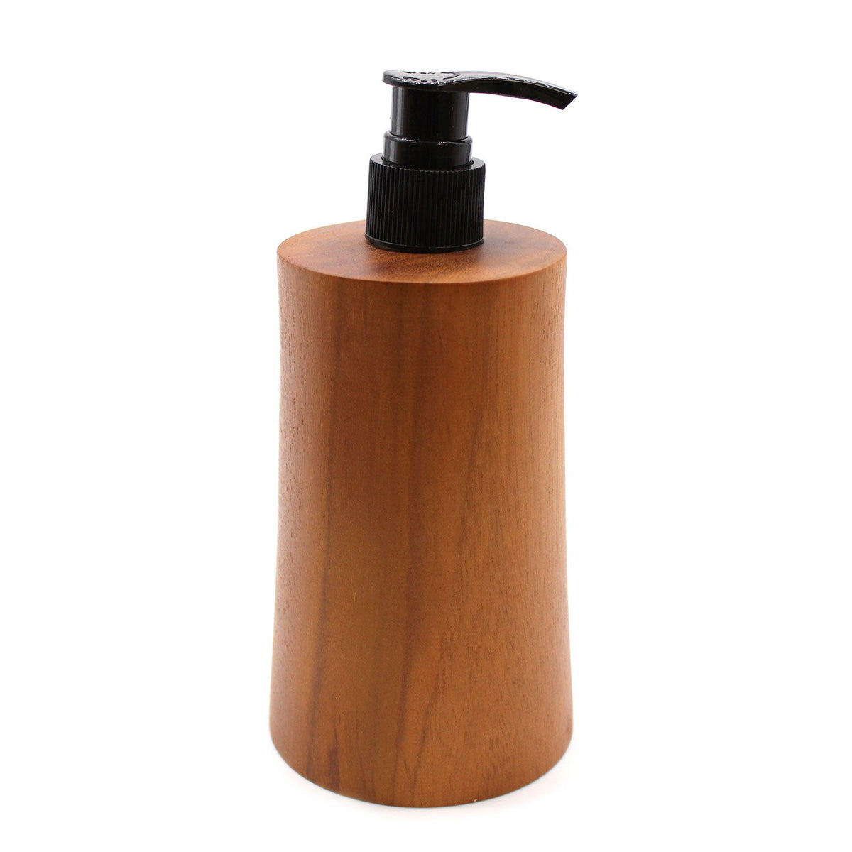 Zeepdispenser van Teakhout – Taps Model – Navulbaar