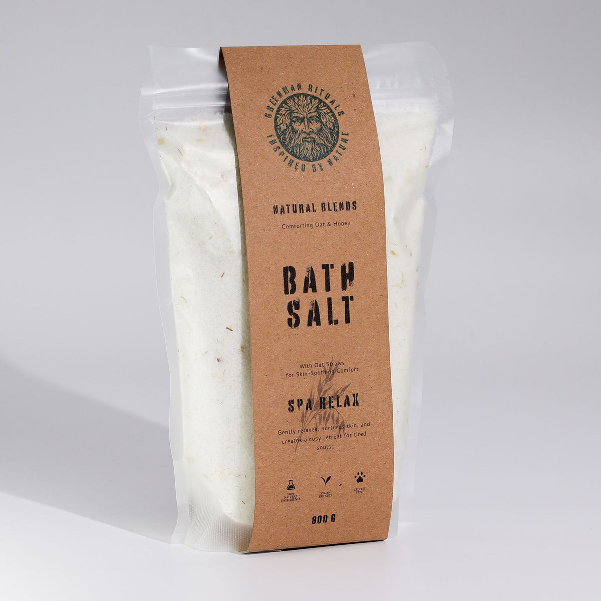 Greenman Rituals Epsom Badzout – Oat &amp; Honey Spa Relax – 800 g