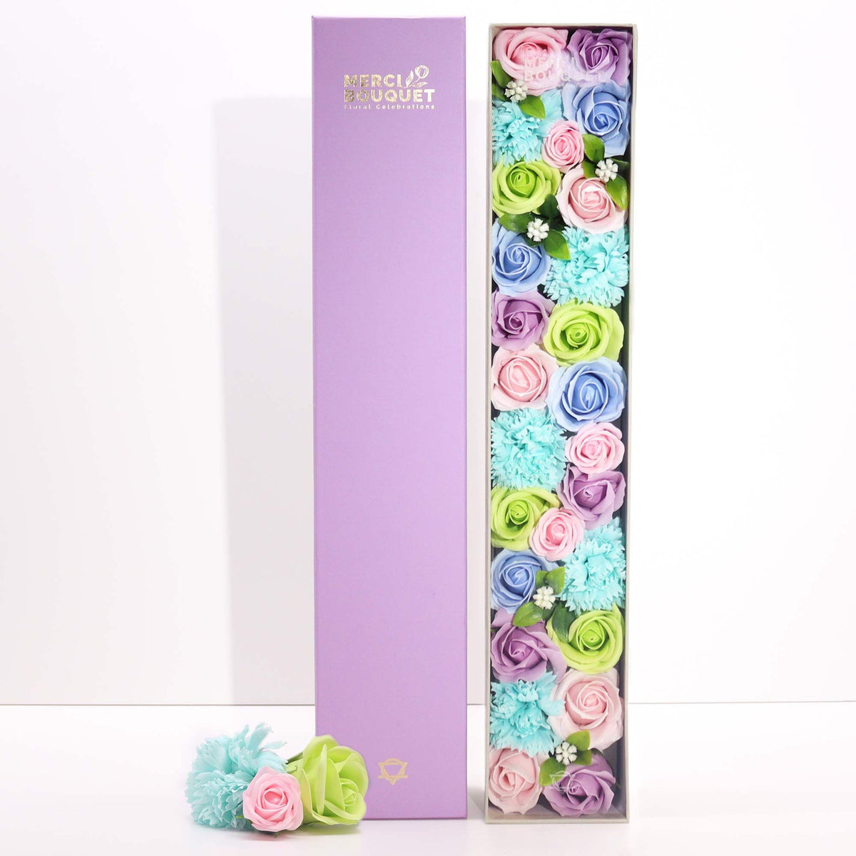 Baby Blessings – Blauwe Zeepbloemen – 50 cm