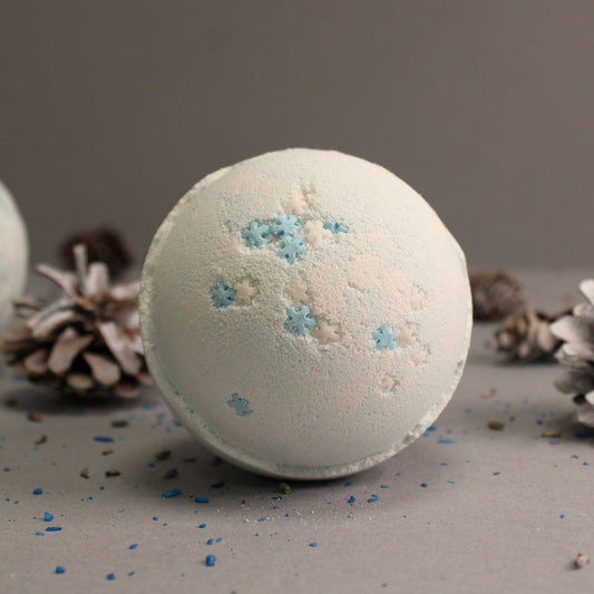 Kerst Bruisbal Sneeuwvlok – Bosbes 180 g