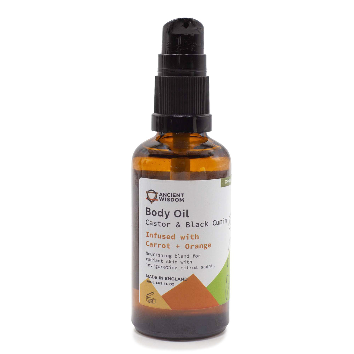 Biologische Lichaamsolie – Wortel & Sinaasappel – 50 ml