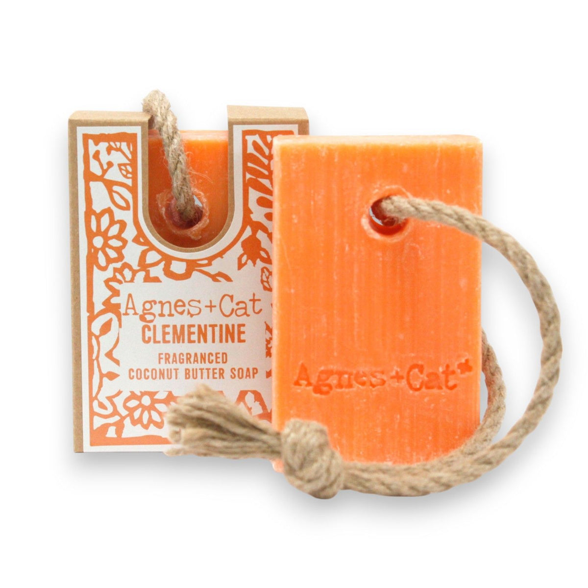 Agnes + Cat Zeep aan Koord – Clementine – 150 g