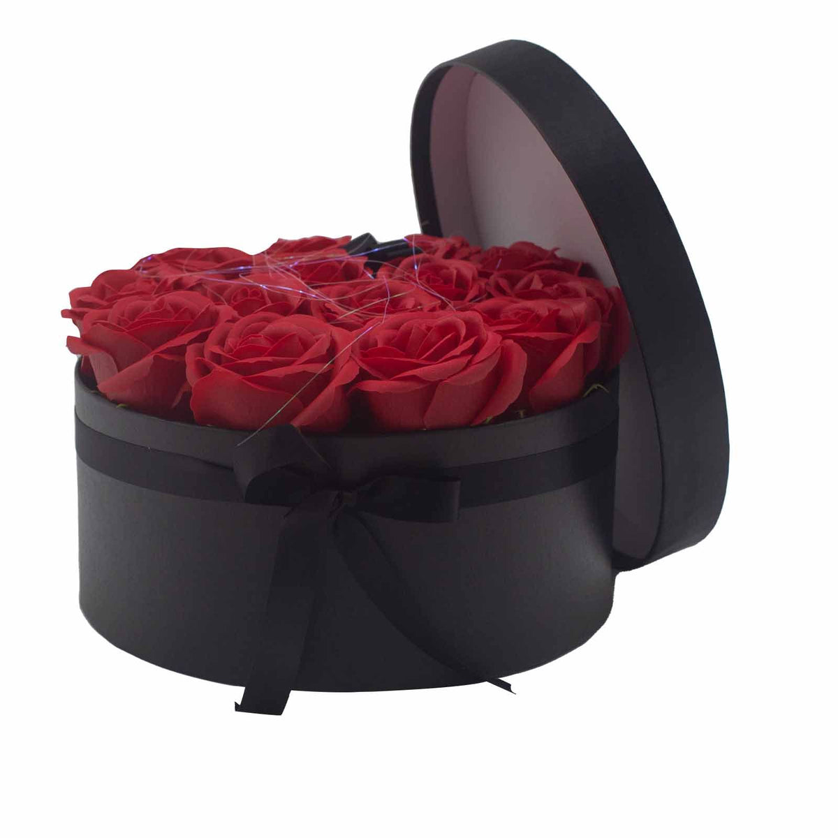 Zeepbloemen Geschenkboeket – 14 Rode Rozen