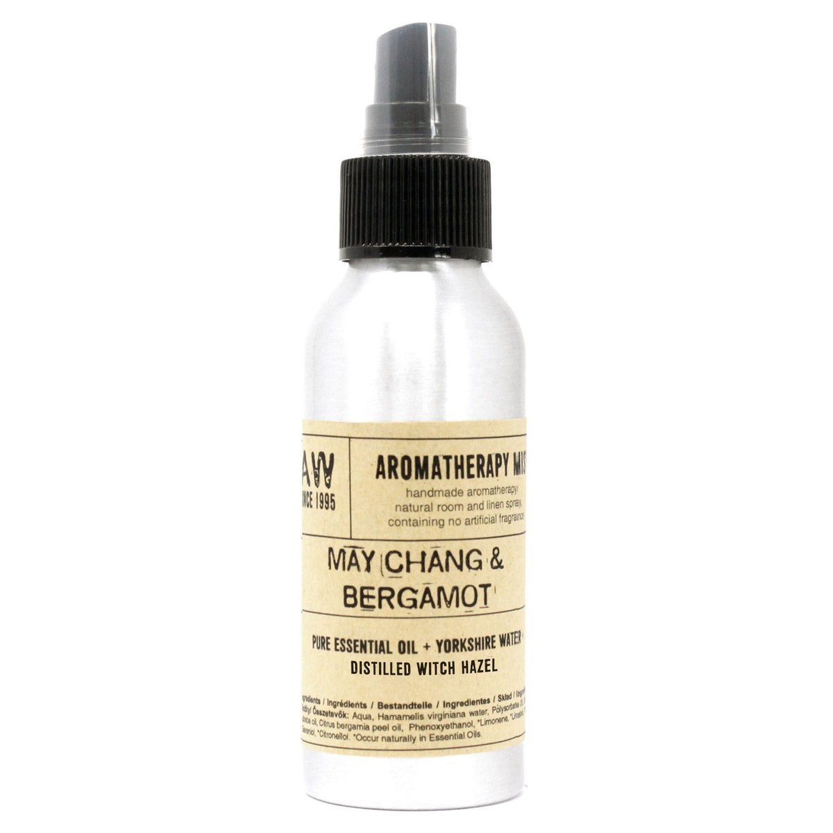 Aromatische Kamerspray – May Chang & Bergamot – 100 ml